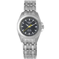 TISSOT PRC100 簡潔大方三針石英腕錶(T22128151)-黑/28mm