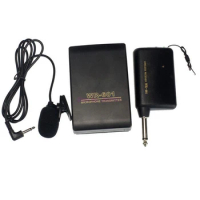 DHL 50pcs WR601 Wireless FM Transmitter Receiver Lavalier Lapel Clip Microphone Mic System
