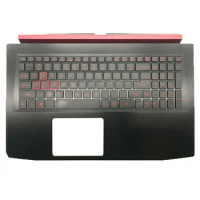 Used Palmrest with Backlit Keyboard 6B.Q3ZN2.001 Red For Acer Nitro 5 AN515-51 AN515-53