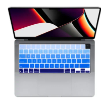 Keyboard Cover Skin for MacBook Pro 14 inch A2442 A2779 2021 2023/MacBook Pro 16" A2780 A2485 2022 MacBook Air 13.6" A2681