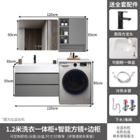 Washing machine, bathroom, washbasin, intelligent mirror cabinet