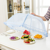 蓋菜罩食物罩 防蒼蠅飯菜罩 長方形菜罩可折疊防塵罩廚房碗罩