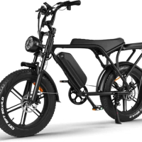 Ouxi-V8 Electric Bicycle for Adults, Fat Tire E-bike, 48V, 50km, H, Off Road, City, Fatbike in US Warehouse, 1000W