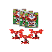 【HELLO CARBOT】衝鋒戰士赤焰火鳳3入組(正版授權 變形機器人 機器人玩具)