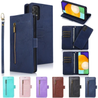 Luxury Magnetic Flip Wallet Case For Samsung A12 A32 A51 A52 A71 A72 Leather Card insertion Phone Cover