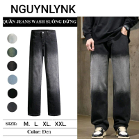 [CÓ VIDEO]Quần jeans nam cao cấp baggy ống rộng màu wash phong cách trẻ trung cá tính, quần bò nam b