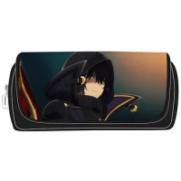 Black, The Eminence in Shadow,Kage no Jitsuryokusha ni Naritakute, Anime Pencil Case Bag, Kids Penci