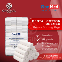 Dental Cotton Roll / Cotton Dental / Kapas Rol Dental / Kapas Gulung GIGI 8 mm isi 1000 pcs 20 Gulun