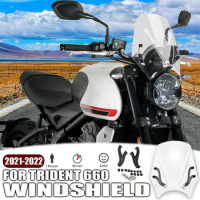 For TRIDENT 660 trident 660 Trident 660 2021 2022 New Motorcycle Accessories Flyscreen Windshield Windscreen Wind Deflector