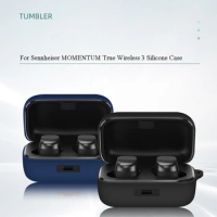 for sennheiser MOMENTUM True Wireless 3 Washable Earphone Charging Box Cover Case Impact-resistant Waterproof Soft Sleeve