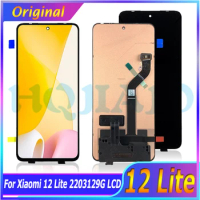 6.55" AMOLED Original For Xiaomi 12 Lite LCD Display Touch Panel Digitizer For Xiaomi Mi 12 Lite MI12 Lite LCD 2203129G Display