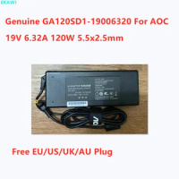 Genuine GA120SD1-19006320 19V 6.32A 120W 5.5x2.5mm AC Adapter For PHILIPS AOC Monitor Power Supply Charger
