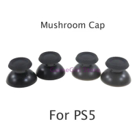 5pcs For PlayStation 5 PS5 Controller OEM Black Grey 3D Analog Joystick Stick Mushroom Cap Thumbstick Cover