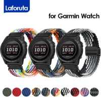 Magnetic Nylon Loop Sport Strap For Garmin fenix 7 6 5X Pro 3HR insinct Quick-Release Band Garmin Forerunner 965 945 Wristband