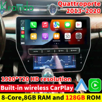 Krando Car Radio For Maserati Quattroporte 12.3" Car Multimedia Player Autoradio GPS Navigation 4G WIFI Carplay+AUTO Android