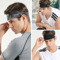 Sweatband Men's Outdoor Cycling Ice Silk Breathable Sweatband Running Sports Fitness Basketball M9P9