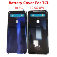Housing For TCL 10 5G T790Y T790H UW T790S Battery Cover Repair Replace Back Door Phone Rear Case Logo Adhesive