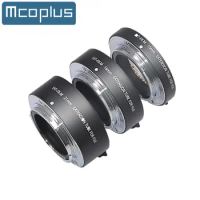 Mcoplus Metal Auto Focus Macro Extension Tube Ring for Canon EOS M M50 M100 M200 /SONY E Mount A6000 A6400 A6300 A7 /Fuji X Moun