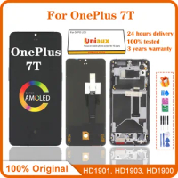 6.55" OLED For OnePlus 7T LCD Display Touch Screen Digitizer Assembly Replacement Parts For One Plus 7T 1+7T