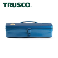 【Trusco】山型單層工具箱-鐵藍 Y-350-B