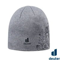 【Deuter】保暖羊毛帽(125周年紀念款) /毛帽.保暖帽/登山賞雪禦寒配件/針織帽/A6AH2302N 灰