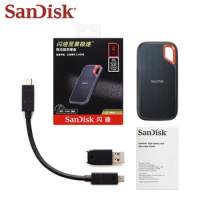 SanDisk External Solid State Disk E61 500GB 1TB 2tb ssd external hard drive 1050MB/s PSSD USB 3.2 Gen 2 For Laptop Desktop PC