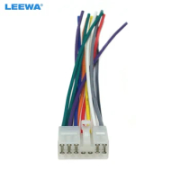 LEEWA Car Audio Radio 12pin Male Plug Connector Wire Harness Adapter For Suzuki Wagon R Audio CD Player Wiring #CA6447
