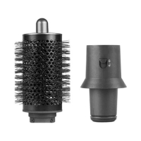 Volumizing Brush With Adapter Curling Hair Tool Multi-Styler, For Dyson Airwrap Hair Dryer