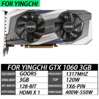 Remove the computer graphics card independently 98%NEW / FOR YINGCHI GTX1060 3GB
