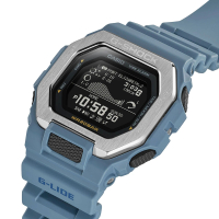 【CASIO 卡西歐】G-SHOCK 智慧型藍芽錶款G-SQUAD系列/46mm(GBX-100-2A)