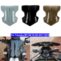 MT09 FZ09 Windscreen Windshield For Yamaha MT-09 FZ-09 MT 09 FZ 09 2017 2018 2019 Wind Shield Screen Protector Parts