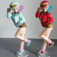 25cm Dragon Ball Anime Figure Bulma Glitter &amp; Glamours Hot Girl Statue Hentai Action Figurine Ornaments Pvc Model Doll Gift Toys