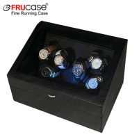 FRUCASE PU Watch Winder for automatic watches automatic winder 6 watches