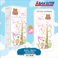 WAPOLIN - Lemari Plastik / Lemari Susun / Lemari Anak / Lemari Karakter / Lemari Pakaian / Lemari P