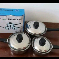 Panci set gagang stainless