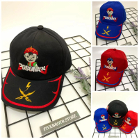Topi Boboiboy Halilintar Baseball Caps Bordir Timbul Boboboi Anak Laki-laki usia 2-8 Tahun