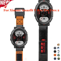 2023 High quality Nylon Strap For Huami Amazfit T-Rex 2 Watch Band Nylon Adjustable Bracelet For Xiaomi Amazfit T-Rex Pro Trex 2