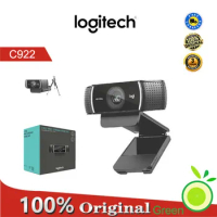 Logitech C922 Pro enfoque automatico construido en Stream Webcam HD 1080p camara para Streaming de grabacion Original