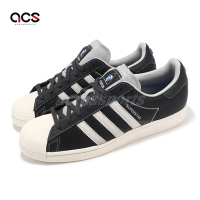 adidas 休閒鞋 Superstar 男鞋 黑 灰 貝殼頭 三葉草 復古 愛迪達 IF1780