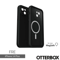 【OtterBox】LifeProof iPhone 14 Plus 6.7吋 FRE 全方位防水/雪/震/泥 保護殼-黑(支援MagSafe)