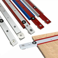 T Track Miter Bar Slider,Aluminium Alloy Miter Bar,Jig and Fixture Bar Slider Table Saw Gauge Rod for Woodworking DIY Tools