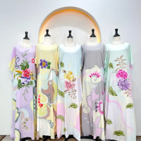 On Sale [TT-K] [KAFTAN PASTEL 100% LUKIS TANGAN] BORONG