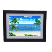 10.1 inch HD video touch screen WiFi smart digital photo frame hanging display with body sensor