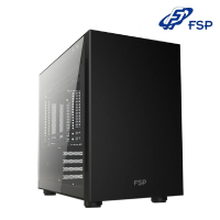 【FSP 全漢】CST350BG M-ATX電腦機殼(玻璃側透/黑)