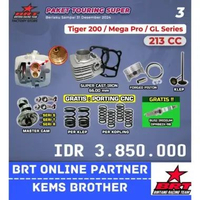 PAKET BORE UPBRT TIGER TOURING SUPER 3 TIGER 2000/MEGA PRO/GL SERIES ORIGINAL BRT (head, blok castin