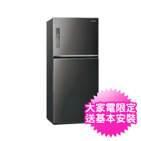 Panasonic 國際牌 650公升能源效率一級變頻雙門冰箱(NR-B651TV-K)