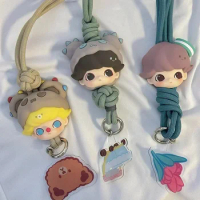 Dimoo Date Day Series Lanyard Blind Box Toys Cute Anime Figure Fashion Pendant Adult Kids Birthday Gift Surprise Gift