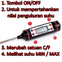 Thermometer Digital Food Termometer Makanan Kopi Minyak Dapur Masak