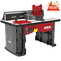 SKIL SRT1039 Benchtop Portable Router Table with Dual Sided Integrated Bit Storage