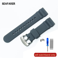 22MM Diving Rubber Watch Strap For Seiko Diver Scuba Watchband Seiko PROSPEX Watch Band SKX007 Wrist
